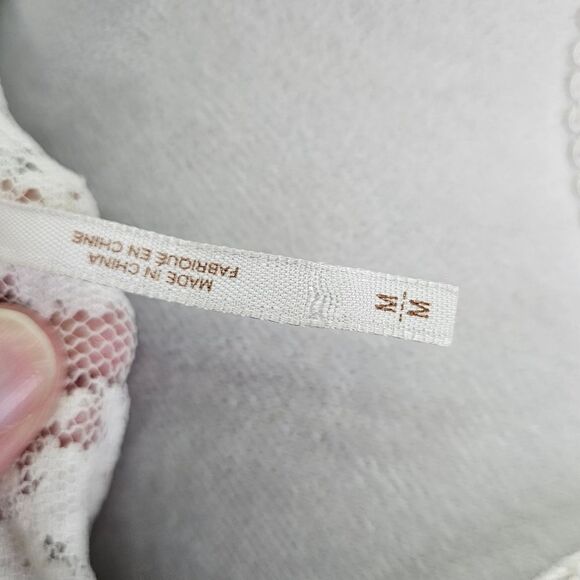 Free People Miss Mackenzie Side Tie Lace  Tank Top Size Medium - Picture 11 of 13